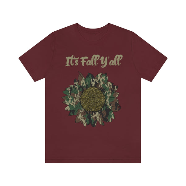 It's Fall Yall Unisex Jersey Short Sleeve Tee