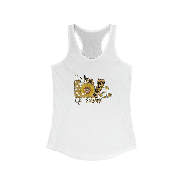 Love of Sunshine Women's Ideal Racerback Tank