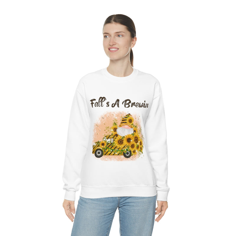 Fall's A Brewin Unisex Heavy Blend™ Crewneck Sweatshirt