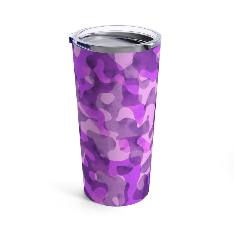 Purple Camo Tumbler 20oz