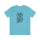 Salty But Sweet Black Unisex Jersey Short Sleeve Tee