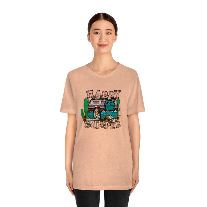 Happy Camper Unisex Jersey Short Sleeve Tee