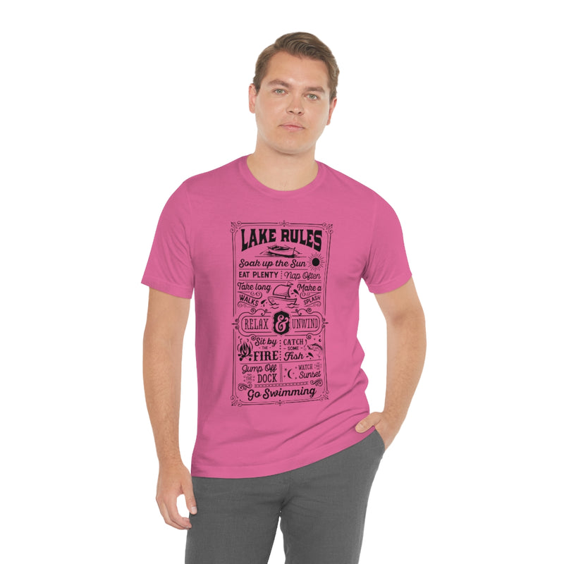 Lake Rules Unisex Jersey Short Sleeve Tee