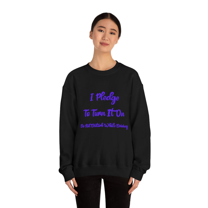 I Pledge Purple Unisex Heavy Blend™ Crewneck Sweatshirt