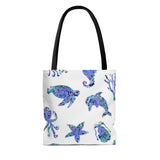 Sea Life AOP Tote Bag