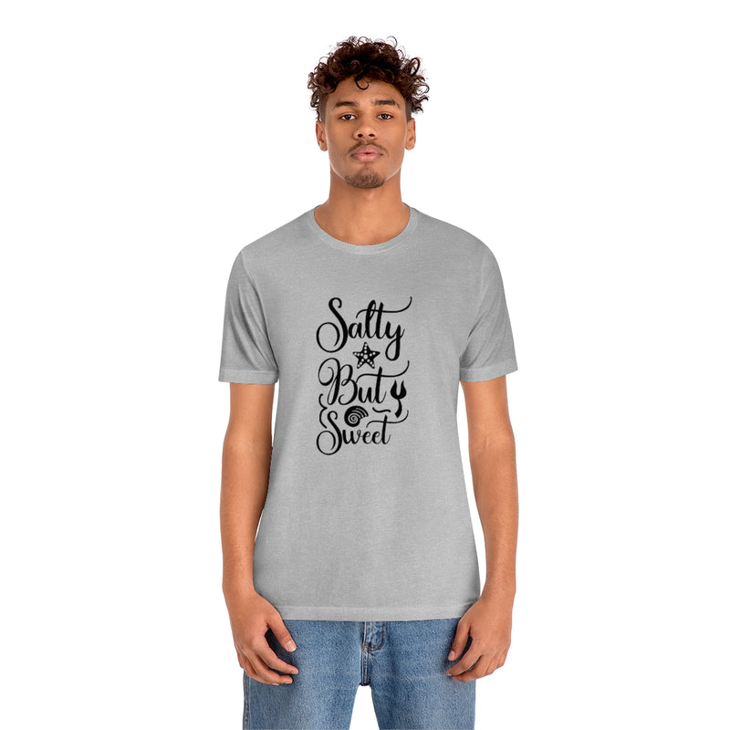 Salty But Sweet Black Unisex Jersey Short Sleeve Tee