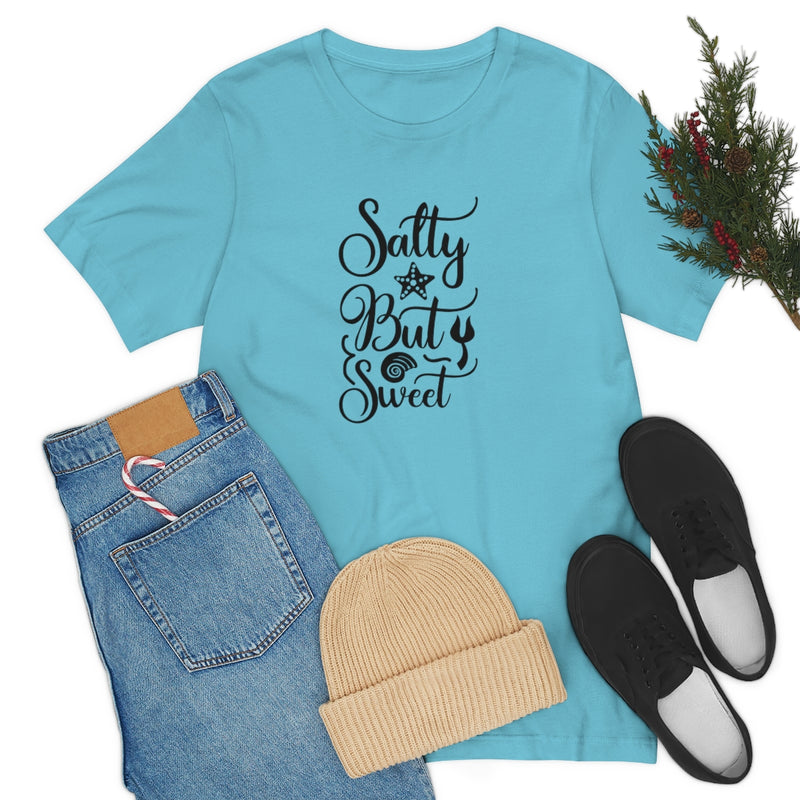 Salty But Sweet Black Unisex Jersey Short Sleeve Tee