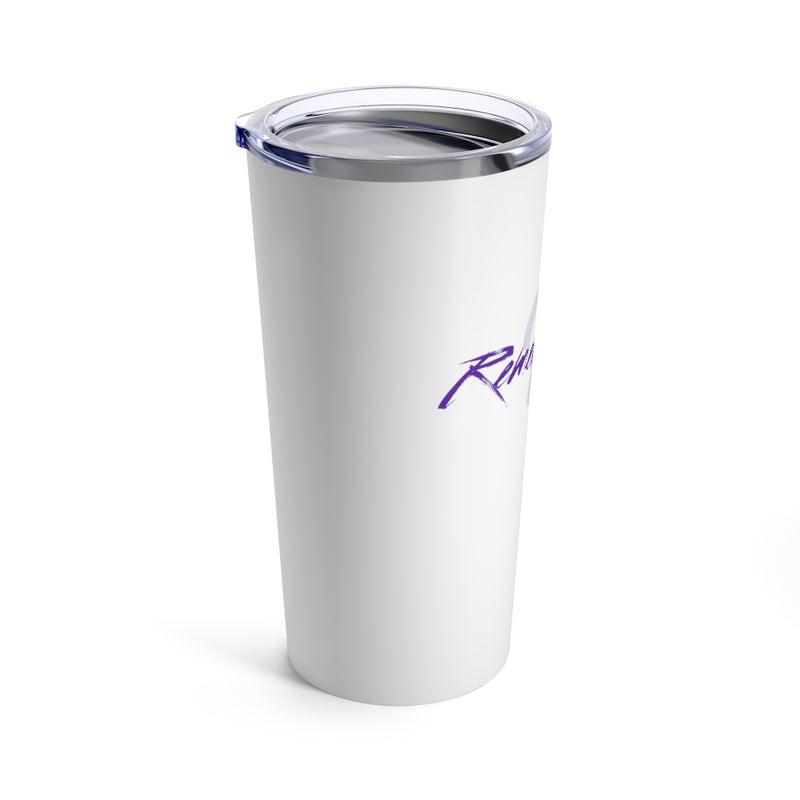 Remember Me Purple/White Logo Tumbler 20oz