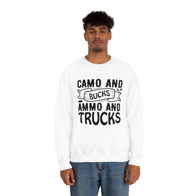 Camo And Bucks Unisex Heavy Blend™ Crewneck Sweatshirt