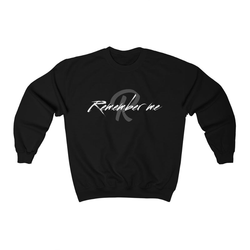 Remember Me White Logo Unisex Heavy Blend™ Crewneck Sweatshirt