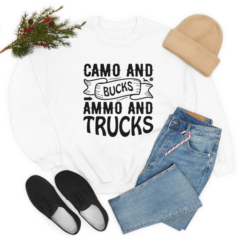 Camo And Bucks Unisex Heavy Blend™ Crewneck Sweatshirt