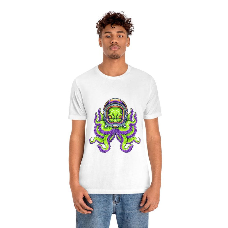 Angry Alien Octopus Unisex Jersey Short Sleeve Tee