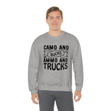 Camo And Bucks Unisex Heavy Blend™ Crewneck Sweatshirt