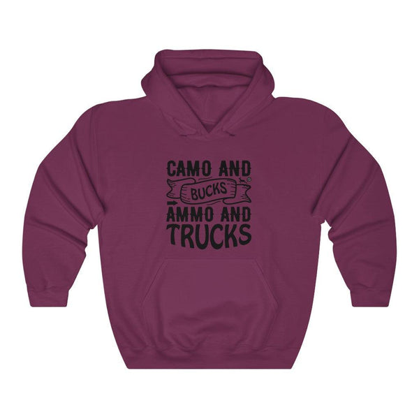 Camo And Bucks Unisex Heavy Blend™ Hooded Sweatshirt