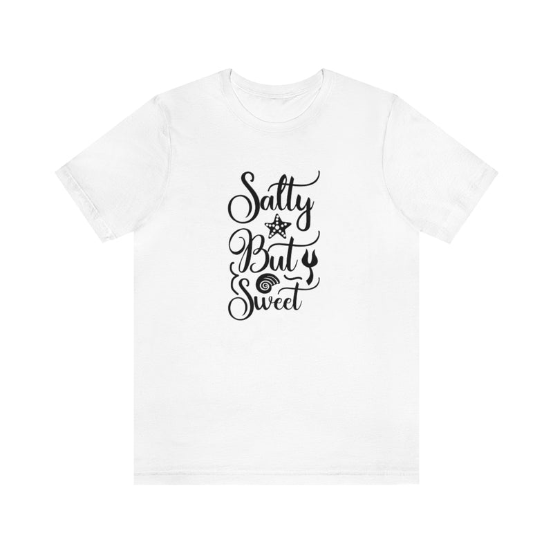 Salty But Sweet Black Unisex Jersey Short Sleeve Tee