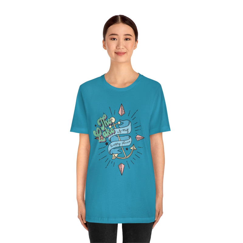 Happy Place Unisex Jersey Short Sleeve Tee