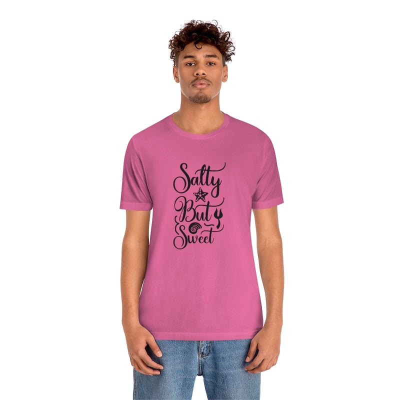 Salty But Sweet Black Unisex Jersey Short Sleeve Tee