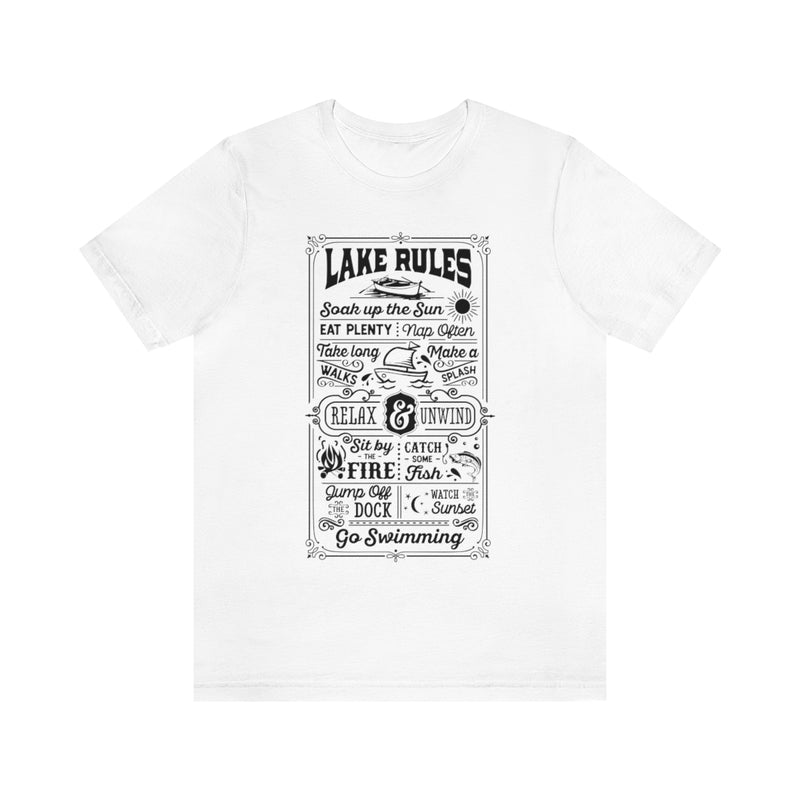 Lake Rules Unisex Jersey Short Sleeve Tee