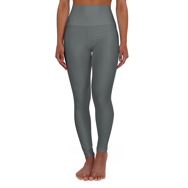 Grey High Waisted Yoga Leggings