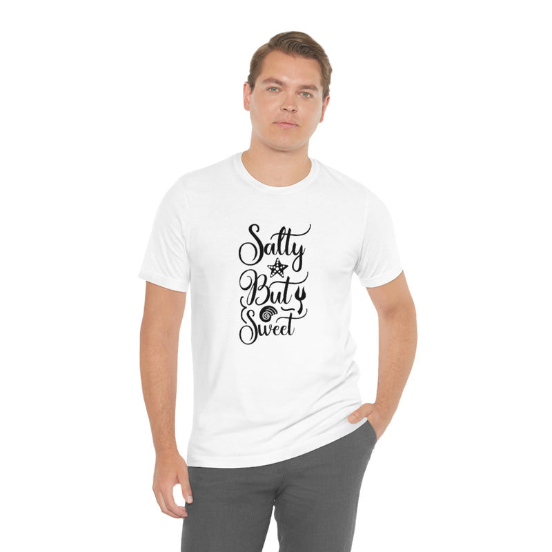 Salty But Sweet Black Unisex Jersey Short Sleeve Tee