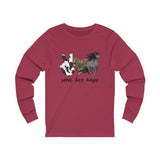 Peace Love Horses Unisex Jersey Long Sleeve Tee