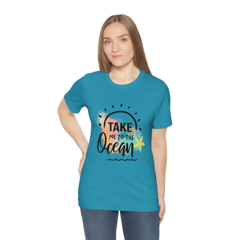 Take Me To The Ocean Unisex Jersey Short Sleeve Tee