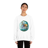 Watercolor Octopus Unisex Heavy Blend™ Crewneck Sweatshirt