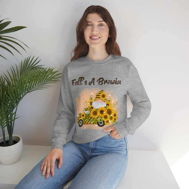 Fall's A Brewin Unisex Heavy Blend™ Crewneck Sweatshirt