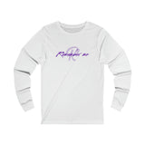 Remember Me Purple Logo Unisex Jersey Long Sleeve Tee