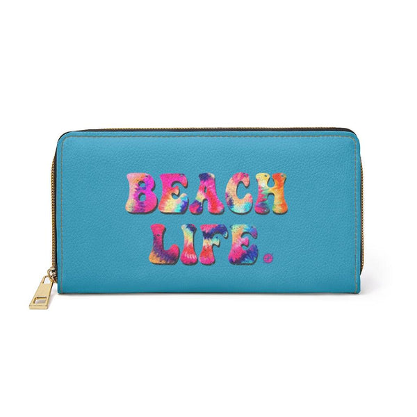 Beach Life Zipper Wallet