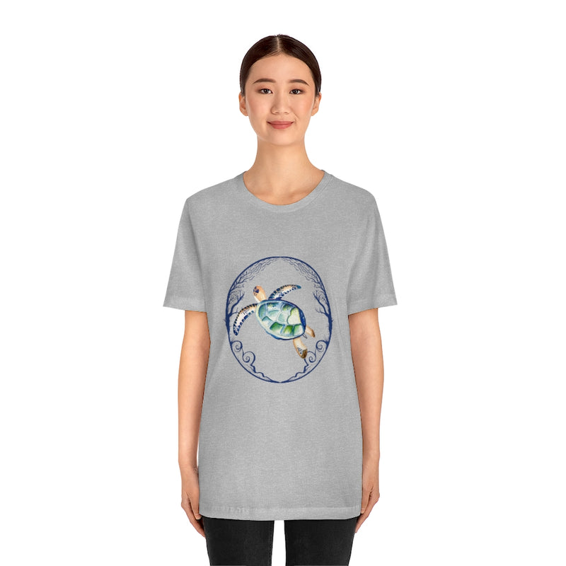 Sea Turtle Unisex Jersey Short Sleeve Tee