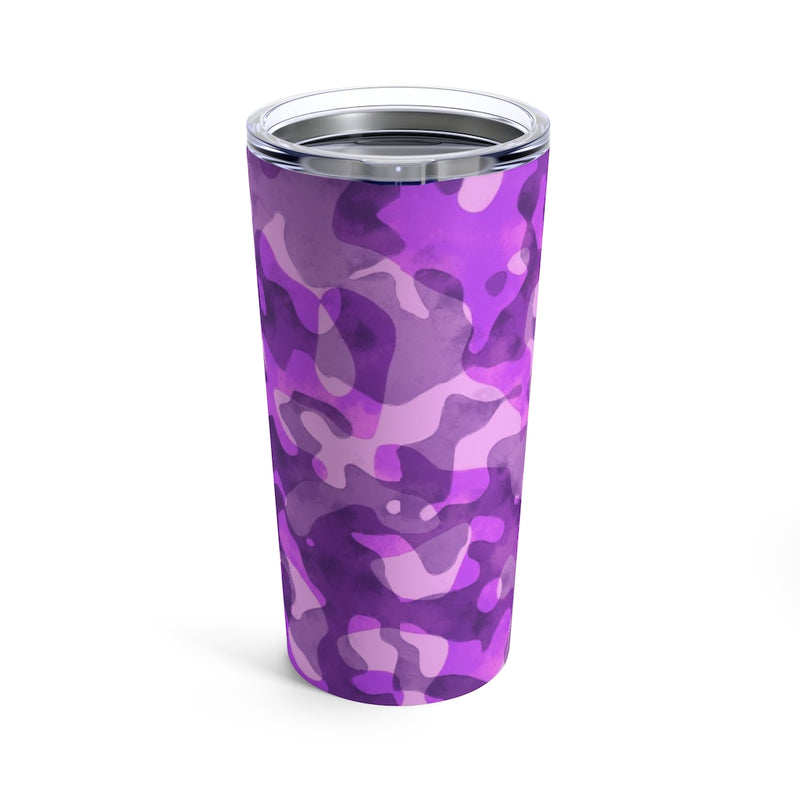 Purple Camo Tumbler 20oz