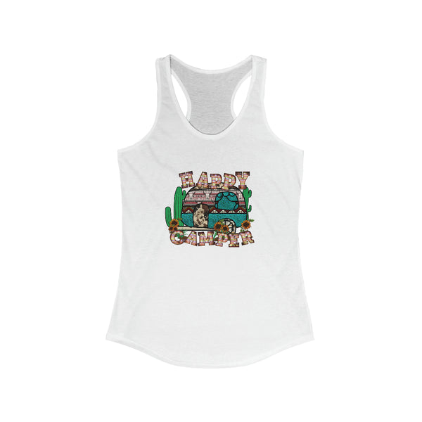 Happy Camper Women's Ideal Racerback Tank