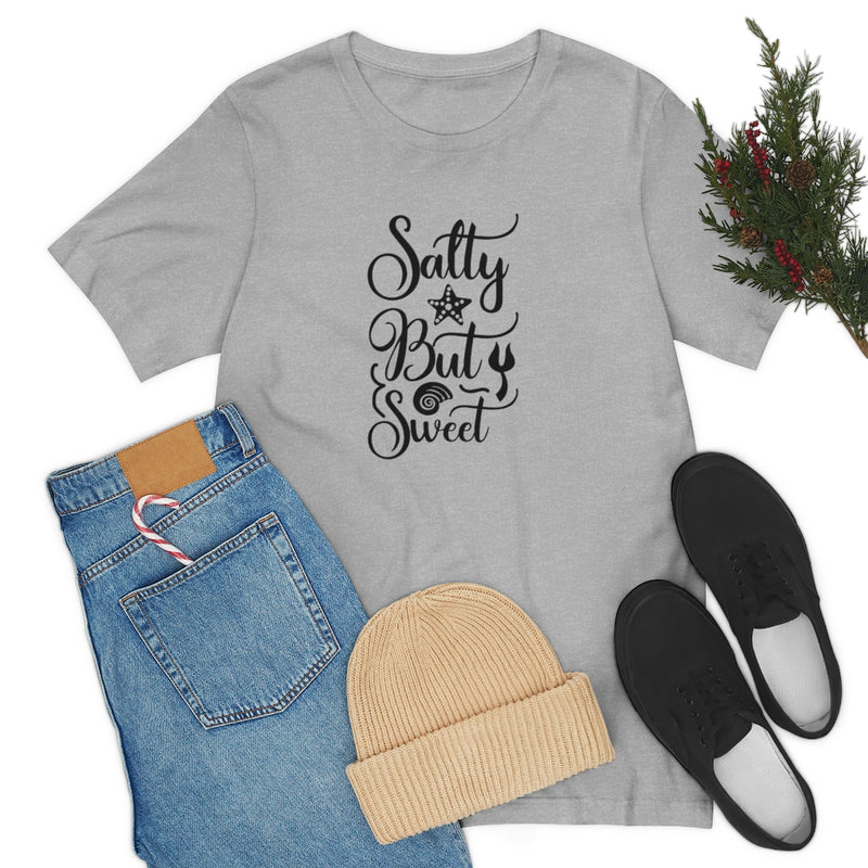 Salty But Sweet Black Unisex Jersey Short Sleeve Tee