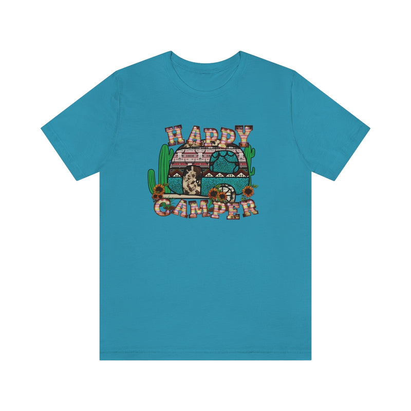 Happy Camper Unisex Jersey Short Sleeve Tee