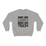 Camo And Bucks Unisex Heavy Blend™ Crewneck Sweatshirt