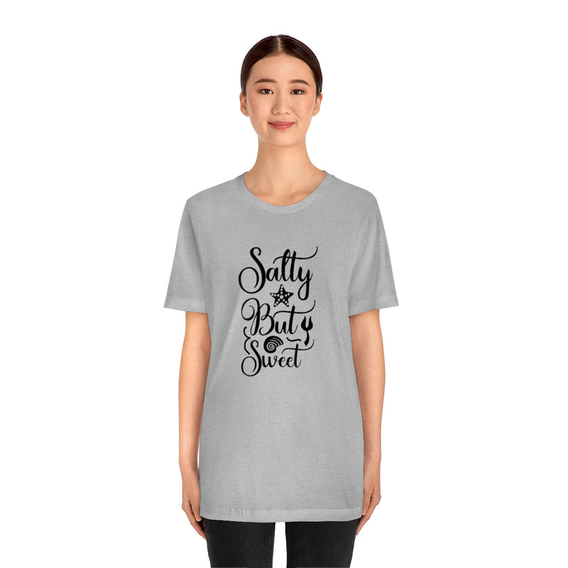 Salty But Sweet Black Unisex Jersey Short Sleeve Tee