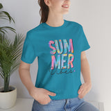 Pastel Summer Vibes Unisex Jersey Short Sleeve Tee