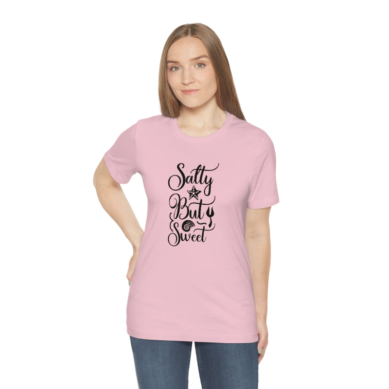 Salty But Sweet Black Unisex Jersey Short Sleeve Tee