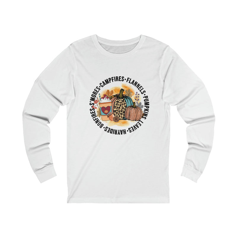 Fall Fun Unisex Jersey Long Sleeve Tee