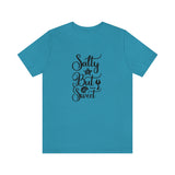 Salty But Sweet Black Unisex Jersey Short Sleeve Tee