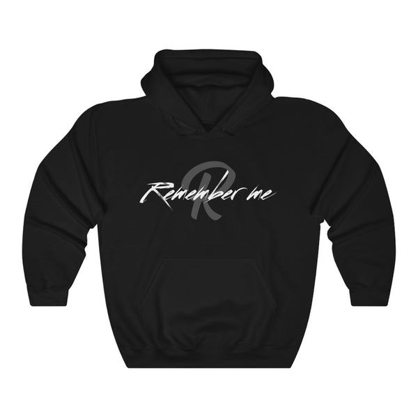 Remember Me White Logo Unisex Heavy Blend™ Hooded Sweatshirt