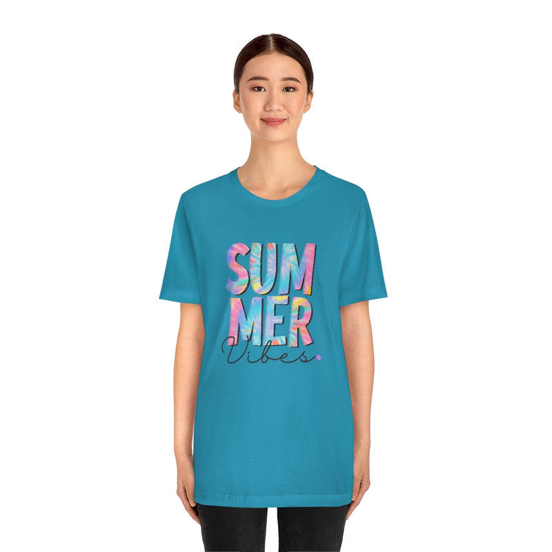 Pastel Summer Vibes Unisex Jersey Short Sleeve Tee