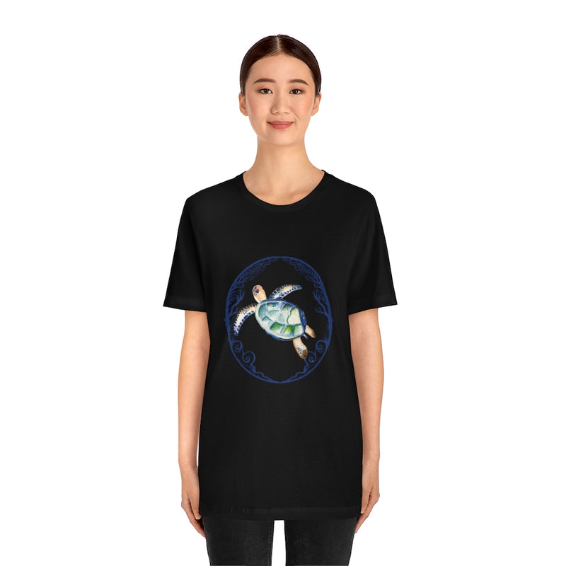 Sea Turtle Unisex Jersey Short Sleeve Tee