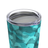 Turquoise Camo Tumbler 20oz