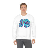 Angry Octopus Unisex Heavy Blend™ Crewneck Sweatshirt