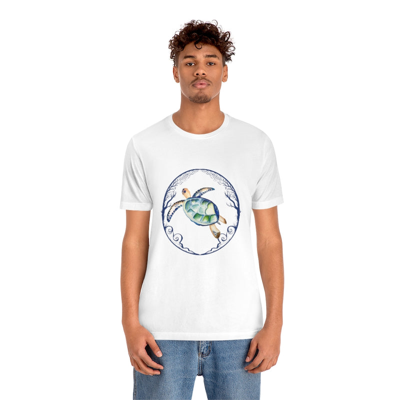 Sea Turtle Unisex Jersey Short Sleeve Tee