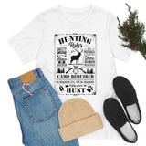 Hunting Rules Unisex Jersey Short Sleeve Tee