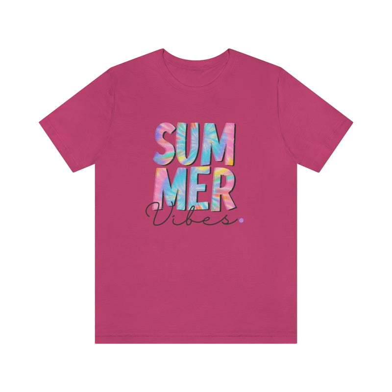 Pastel Summer Vibes Unisex Jersey Short Sleeve Tee