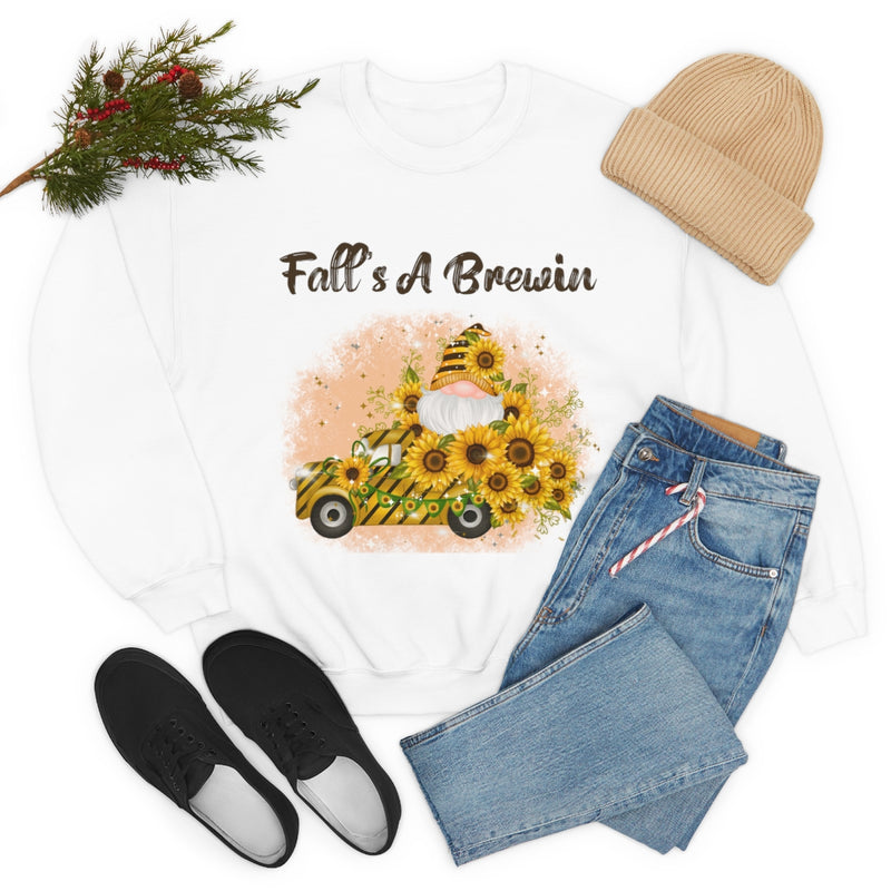 Fall's A Brewin Unisex Heavy Blend™ Crewneck Sweatshirt